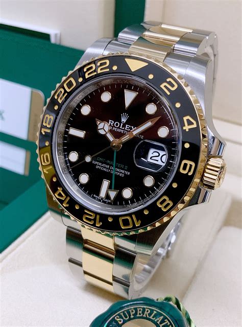 rolex nero e oro gmt|rolex gmt master meaning.